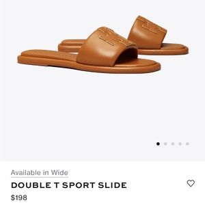 Tory Burch Double T Sport Slide